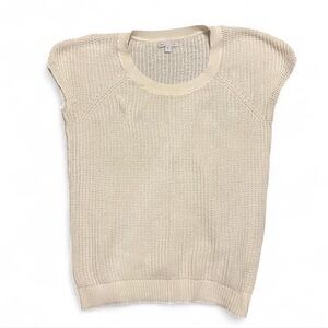 GAP Ivory Knit Sleeveless Top
